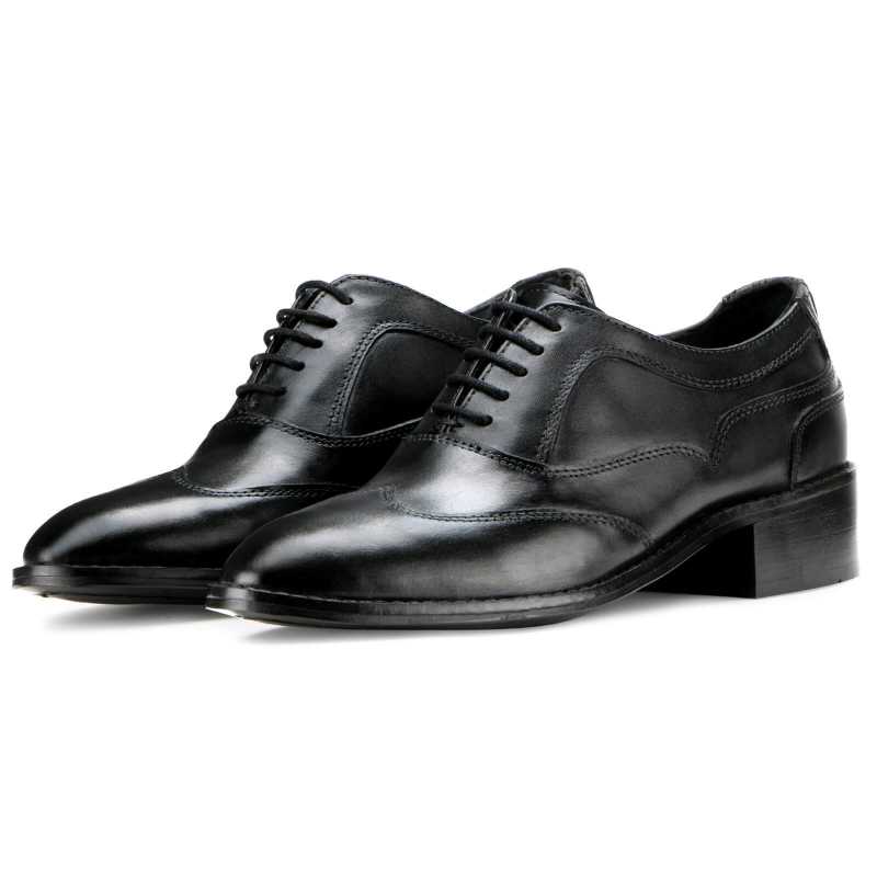 Anne Black Lace-up - Escaro Royale