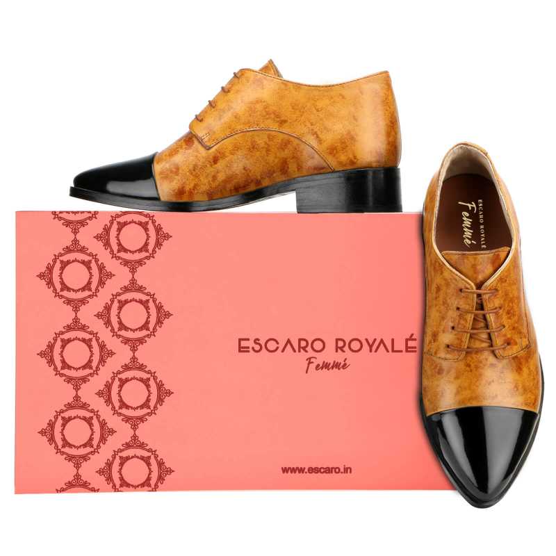 Sophie Tan Lace-up - Escaro Royale