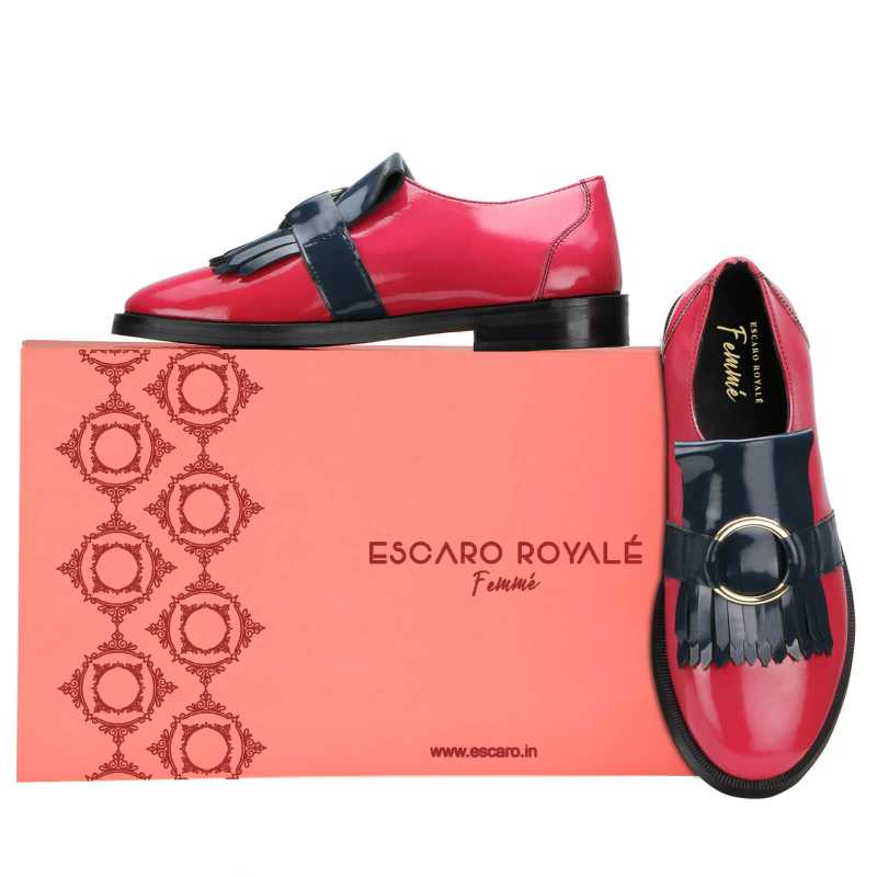 Donna Kiltie Loafers - Escaro Royale