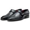Grey Designer Penny Loafers - Escaro Royale
