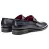 Grey Designer Penny Loafers - Escaro Royale