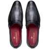 Grey Designer Penny Loafers - Escaro Royale