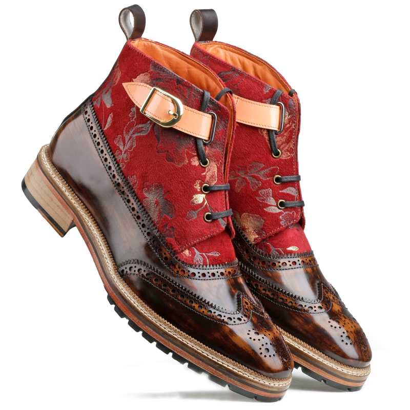 Piero Designer Boots Brown - Escaro Royale