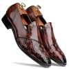 Romigi Textured Loafers - Escaro Royale