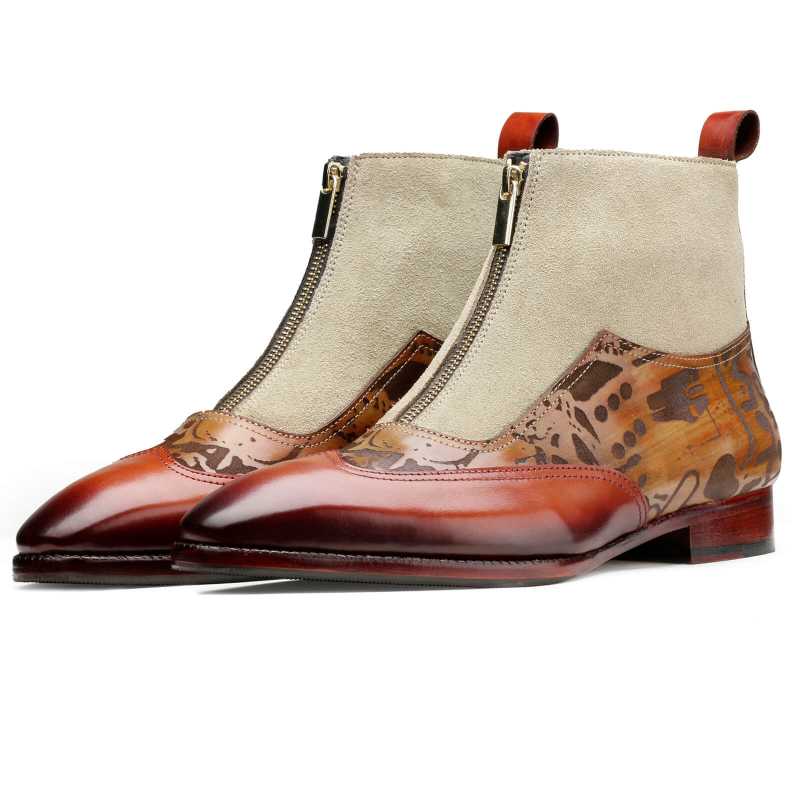 Lorenzo Zipper Boots - Escaro Royale