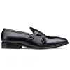 The Austin Double Monk Loafer In Black - Escaro Royale
