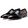 The Austin Double Monk Loafer In Black - Escaro Royale