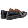 The Austin Double Monk Loafer In Black - Escaro Royale
