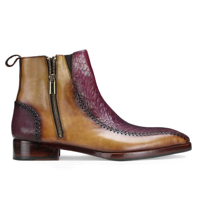Nomad Zipper Ankle Boots - Escaro Royale