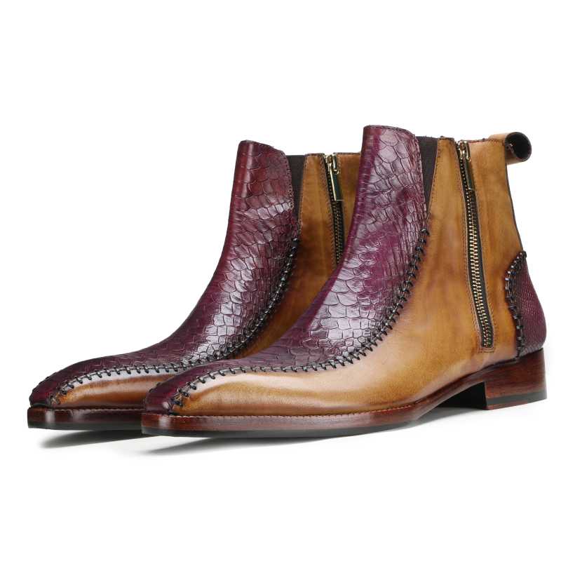 Nomad Zipper Ankle Boots - Escaro Royale