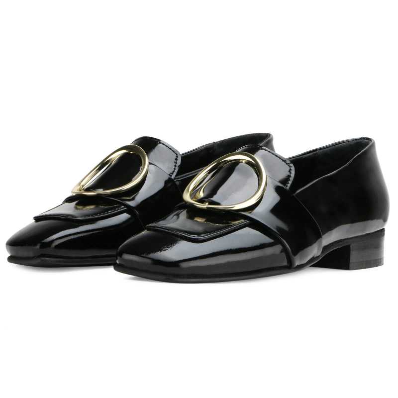 Josephine Buckle Loafers - Escaro Royale