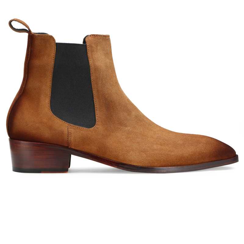 Iceman Chelsea Boots in Brown Suede - Escaro Royale