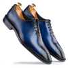 Blue Medallion Wholecut Oxford - Escaro Royale