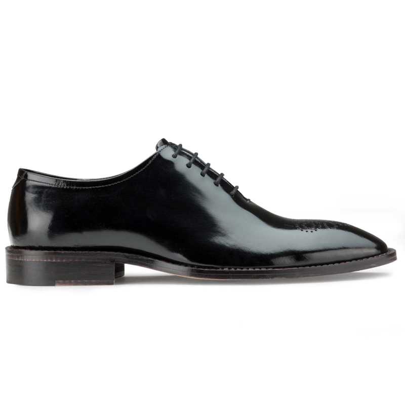 Black Medallion Wholecut Oxford - Escaro Royale