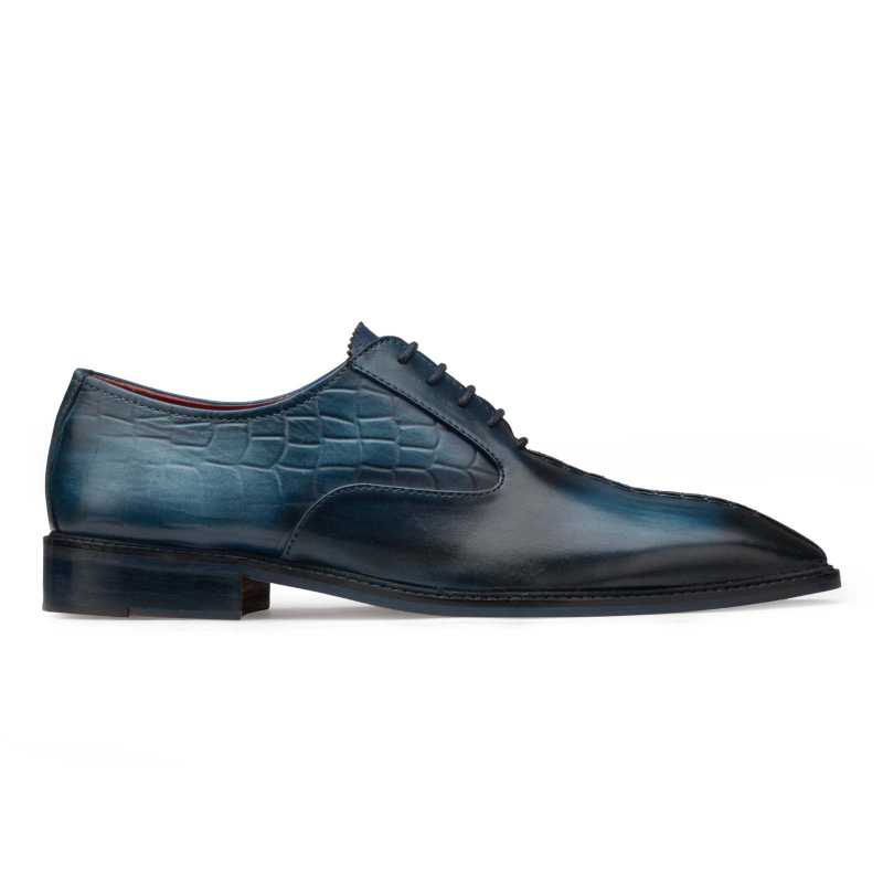 Blue Designer Oxford - Escaro Royale