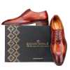 Tan Patina Finish Oxford - Escaro Royale