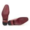 “Carlo” Medallion Captoe Dual-Textured Cherry Oxford - Escaro Royale