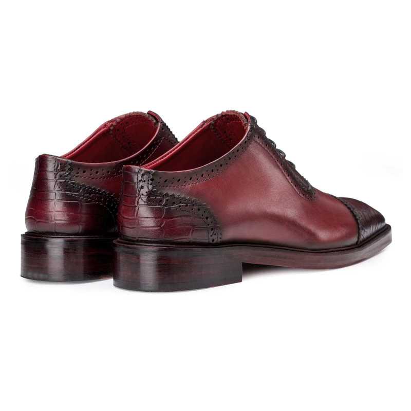 Hagen CapToe Wine Oxford - Escaro Royale