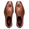 Michael Wholecut Dark Tan Wingtip Oxford - Escaro Royale