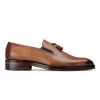 Handpainted Tan Tassel Loafer - Escaro Royale