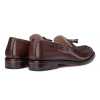 Dark Brown Braided Tassel Designer Loafer - Escaro Royale