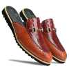 The Hale Slippers Mules Cognac - Escaro Royale