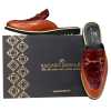 The Hale Slippers Mules Cognac - Escaro Royale