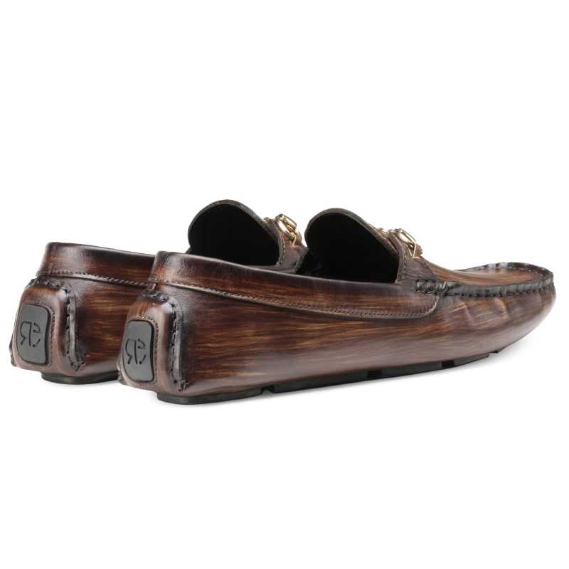 Branson Loafers Wood Finish - Escaro Royale