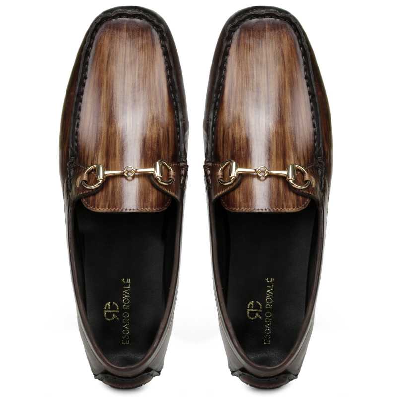 Branson Loafers Wood Finish - Escaro Royale