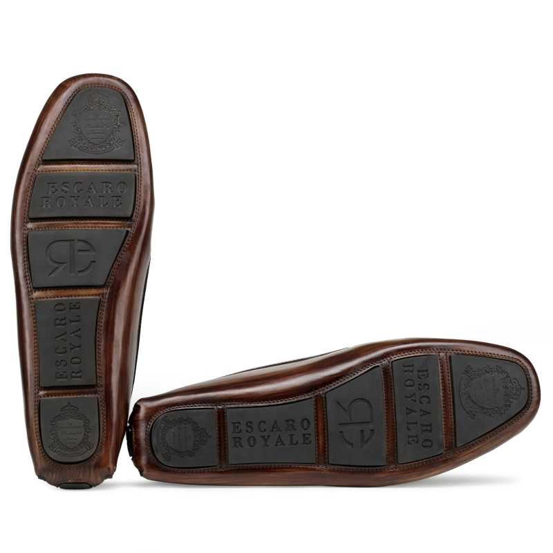 Branson Loafers Wood Finish - Escaro Royale