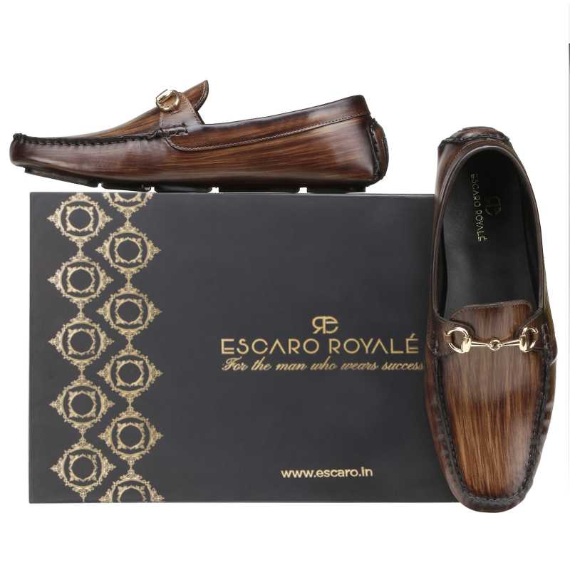 Branson Loafers Wood Finish - Escaro Royale