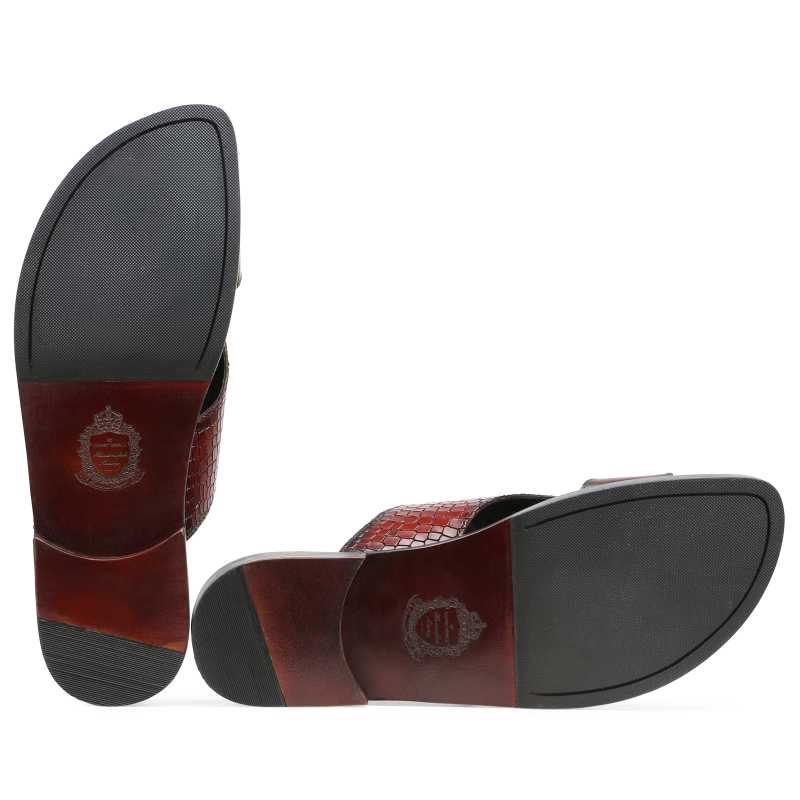 Sergio Platinum Slippers - Escaro Royale