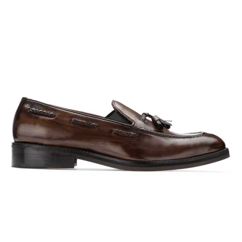 The Tomas Slip-On in Brown - Escaro Royale