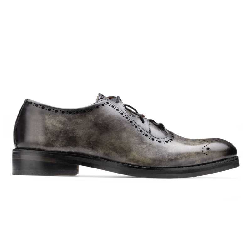 The Isaac CrissCross Lace-Up in Gray Marble - Escaro Royale