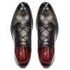The Isaac CrissCross Lace-Up in Gray Marble - Escaro Royale