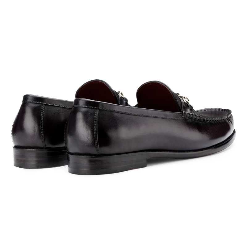The Carlos Horsebit Loafer in Wine - Escaro Royale