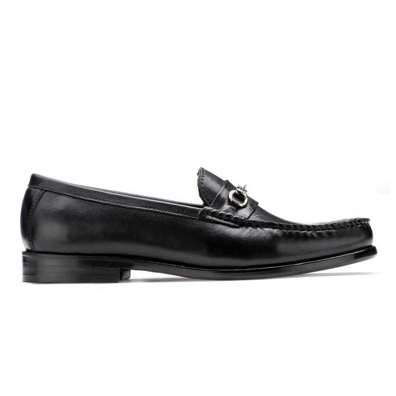 The Carlos Horsebit Loafer in Black - Escaro Royale