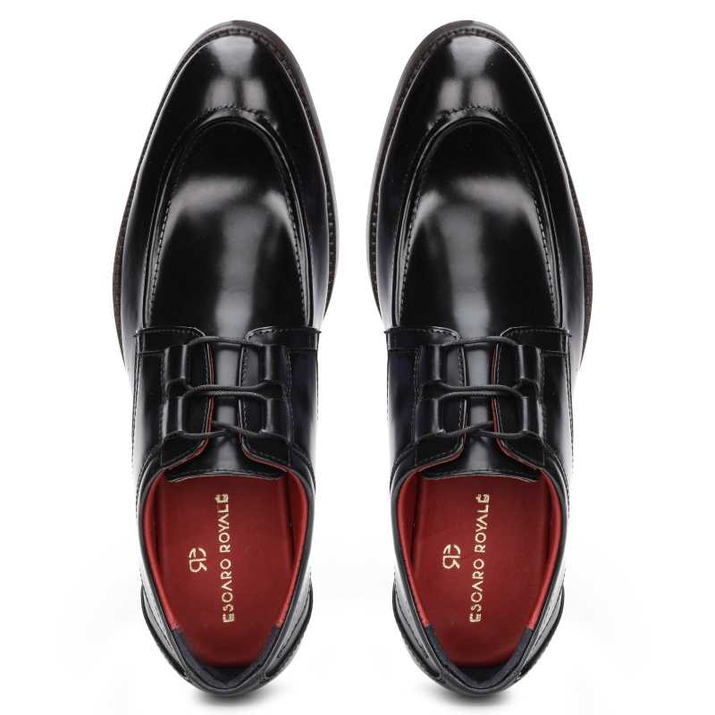 The Valentino Derby in Black - Escaro Royale