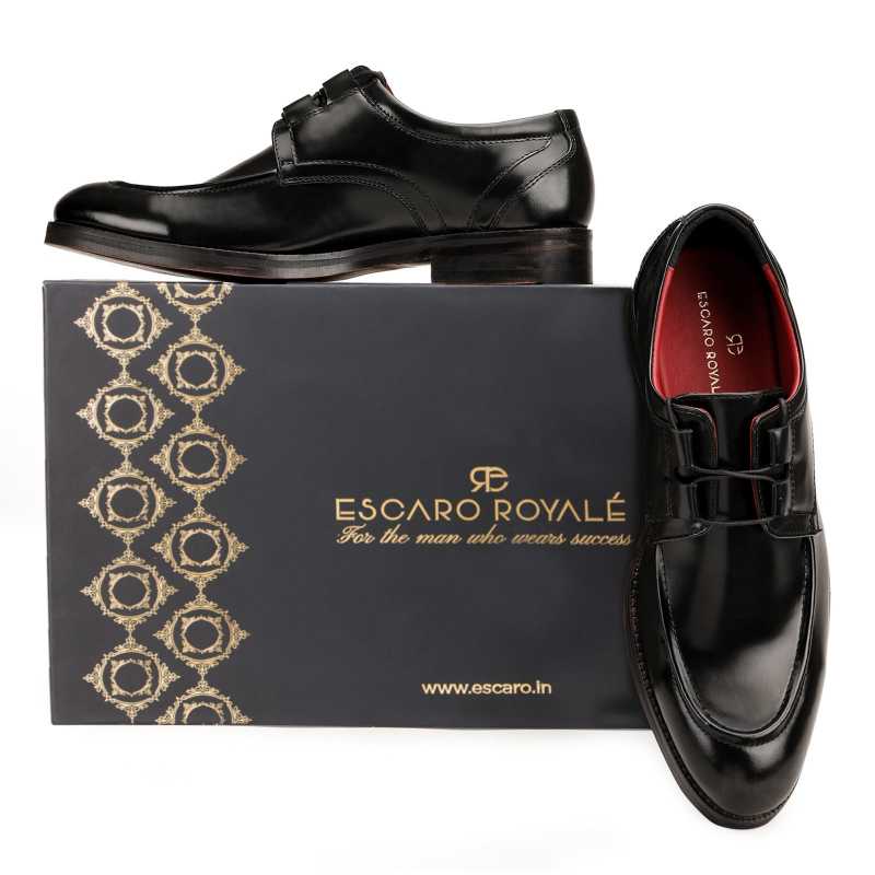 The Valentino Derby in Black - Escaro Royale
