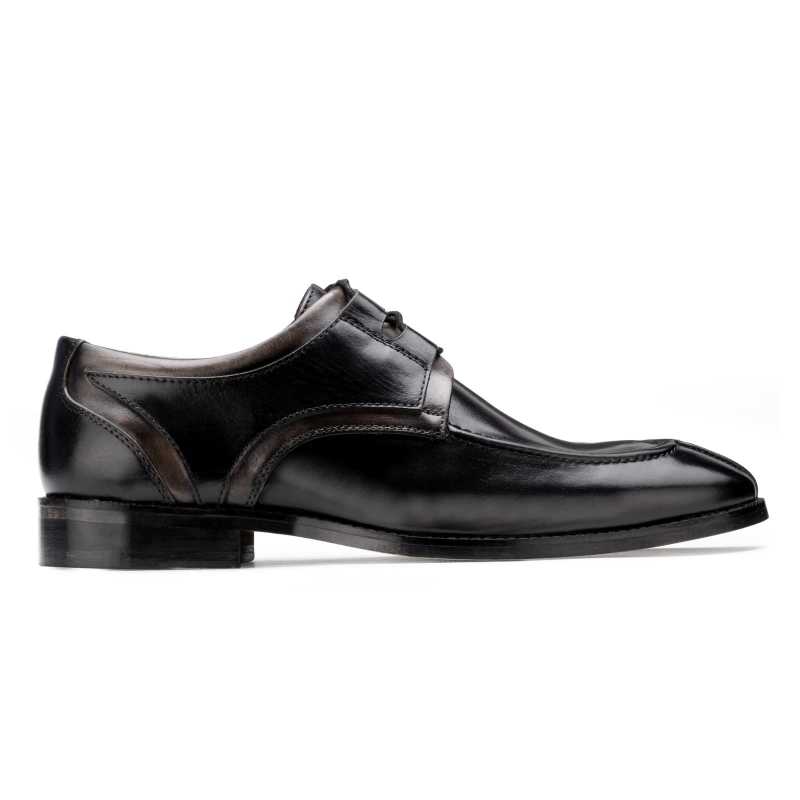 The Valentino Derby in Black-Gray - Escaro Royale