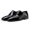 The Damian Dual-Texture Oxford in Black - Escaro Royale