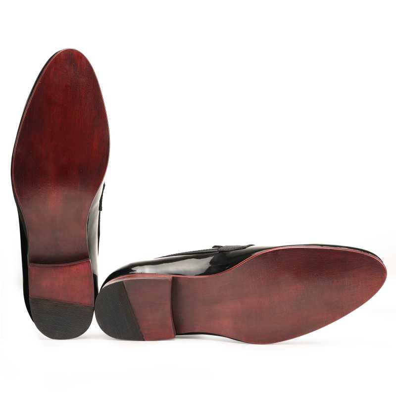 The Hugo Slip-Ons in Black - Escaro Royale