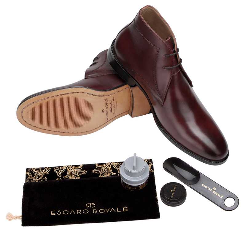 The Munich Chukka Boots in Cognac - Escaro Royale