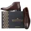 The Munich Chukka Boots in Brown - Escaro Royale