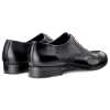 The Vienna Toecap Oxfords in Black - Escaro Royale