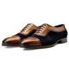 The Budapest Oxfords in Tan Blue - Escaro Royale