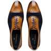 The Budapest Oxfords in Tan Blue - Escaro Royale
