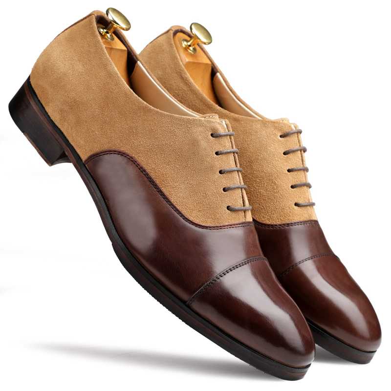 The Krakow Hybrid Oxfords in Brown - Escaro Royale