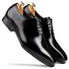 The Milan Wholecut Oxfords in Black - Escaro Royale