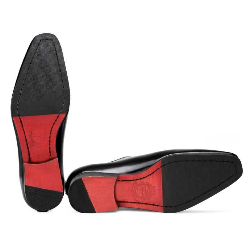 The Milan Wholecut Oxfords in Black - Escaro Royale